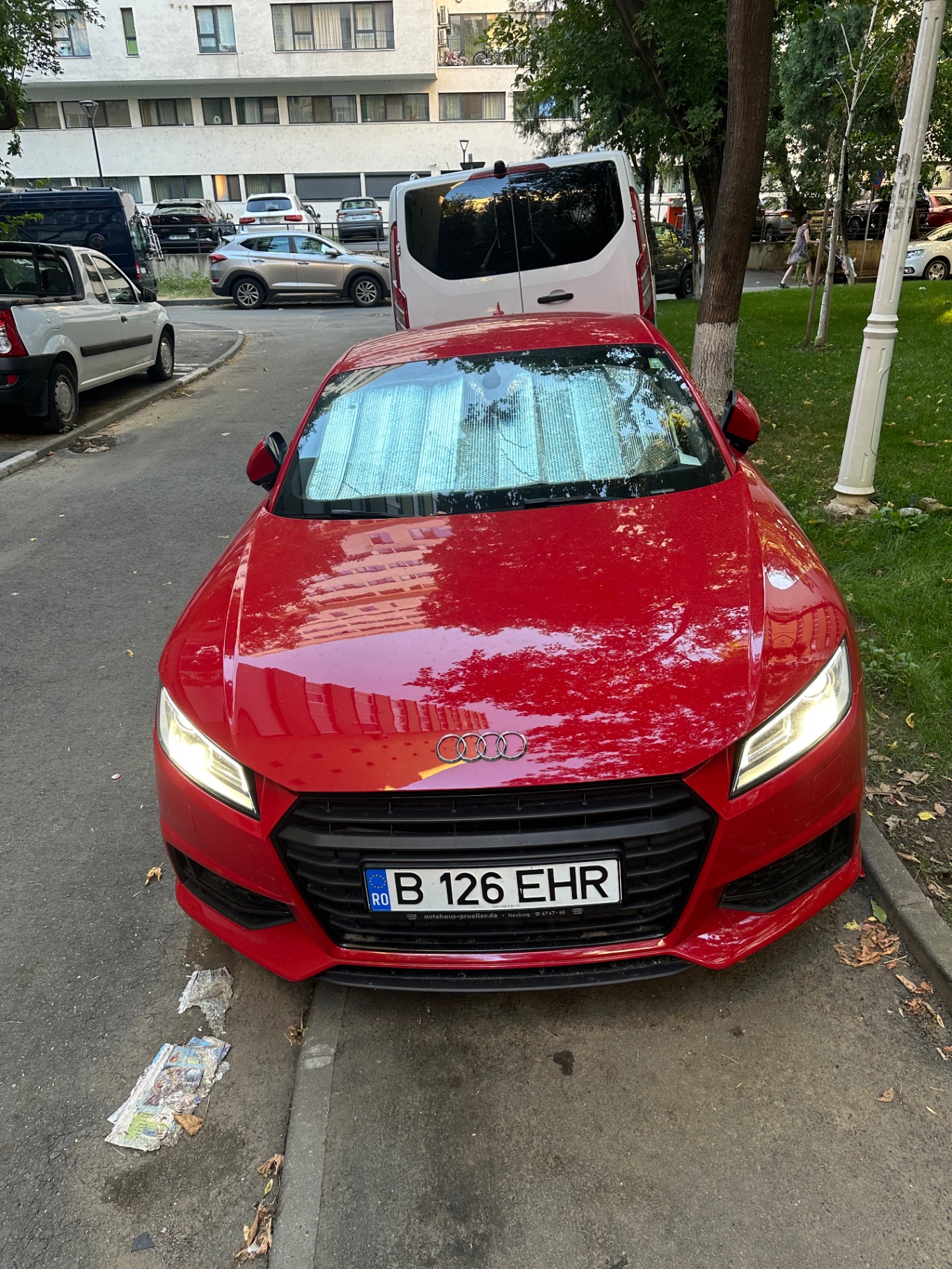 Audi TT Coupé S line 2016, benzină, cutie manuală, 210.000 km, de vânzare în București — față