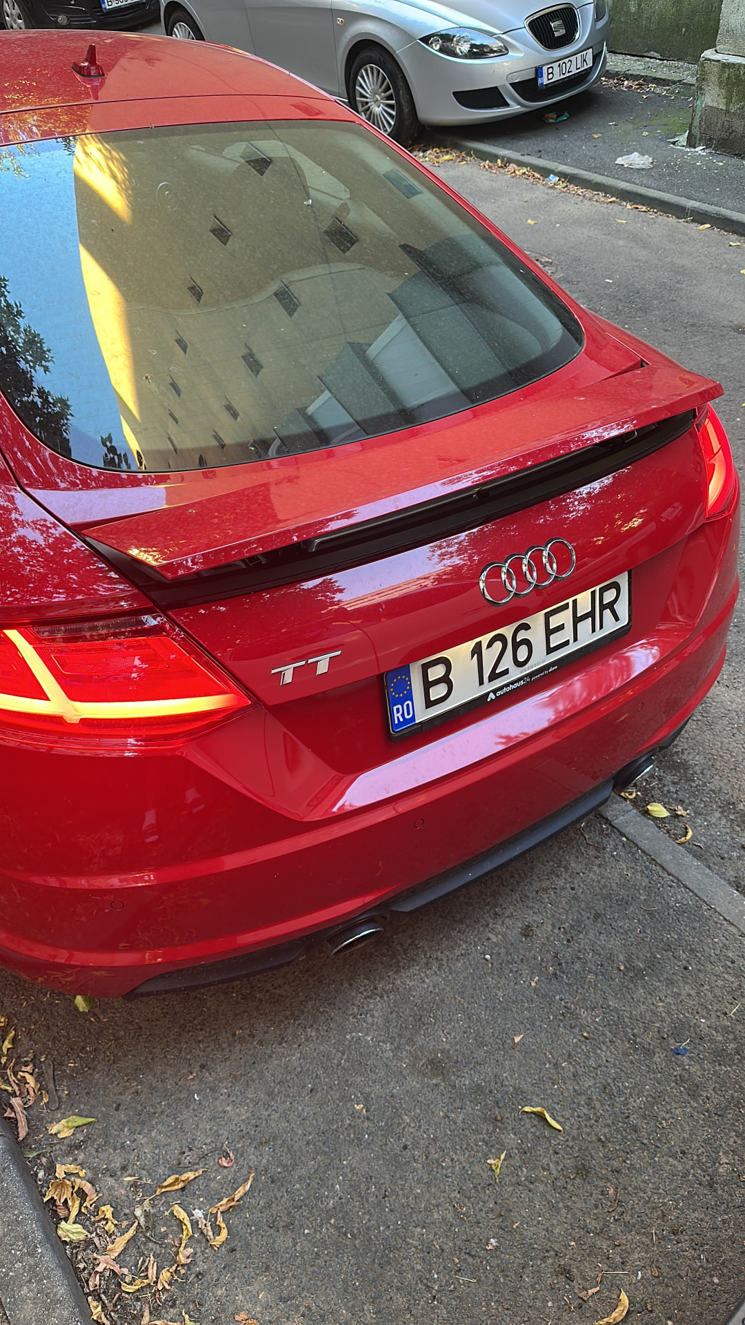 Audi TT Coupé S line 2016, benzină, cutie manuală, 210.000 km, de vânzare în București — spate